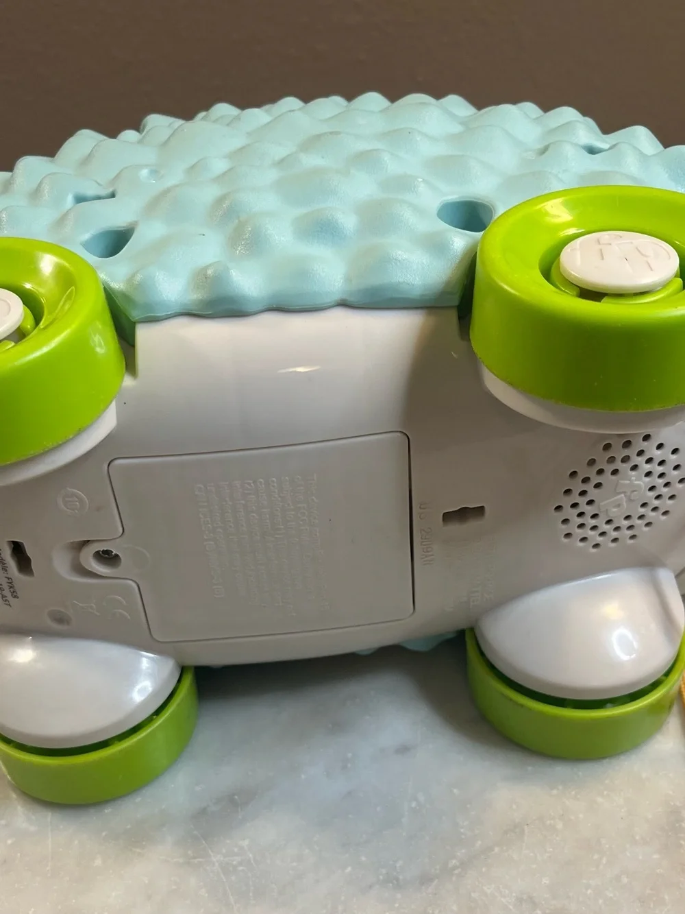 Fisher-Price Light Blue Pull-Along Learning Sheep with Green Wheels